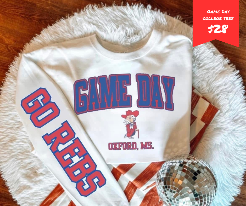 (Adult) Game Day College Sweatshirt