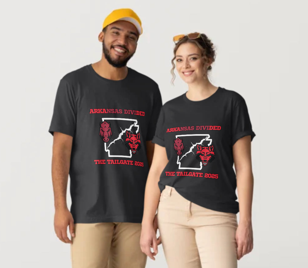 (YOUTH) Arkansas Divided Tailgate Shirt