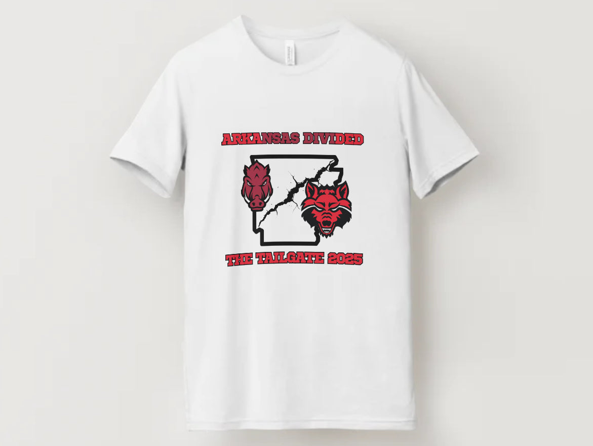 (YOUTH) Arkansas Divided Tailgate Shirt