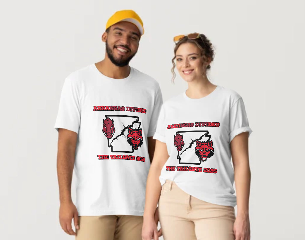 (YOUTH) Arkansas Divided Tailgate Shirt