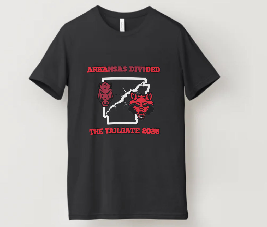 (YOUTH) Arkansas Divided Tailgate Shirt