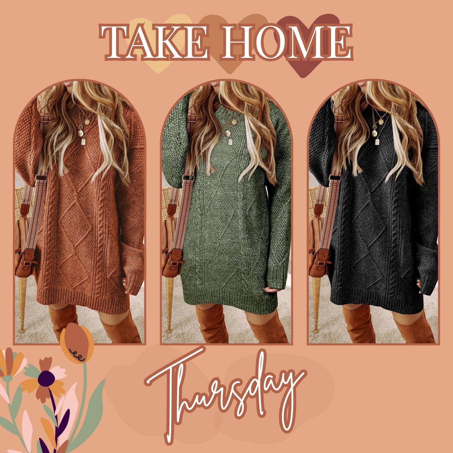 Knit Sweater Dress