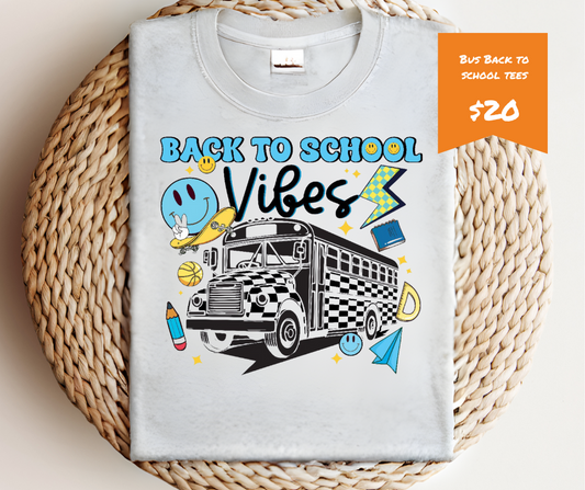 Bus Back to School Tees