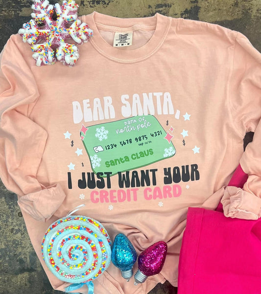 Santa Credit sweatshirt