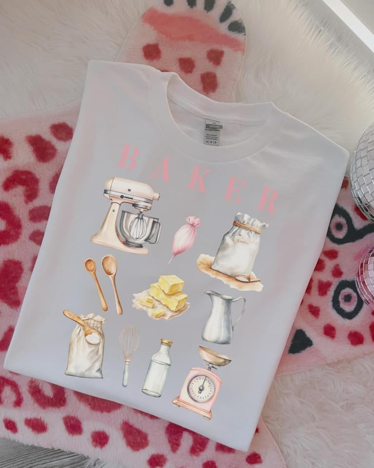 Her Craft Baker Tees