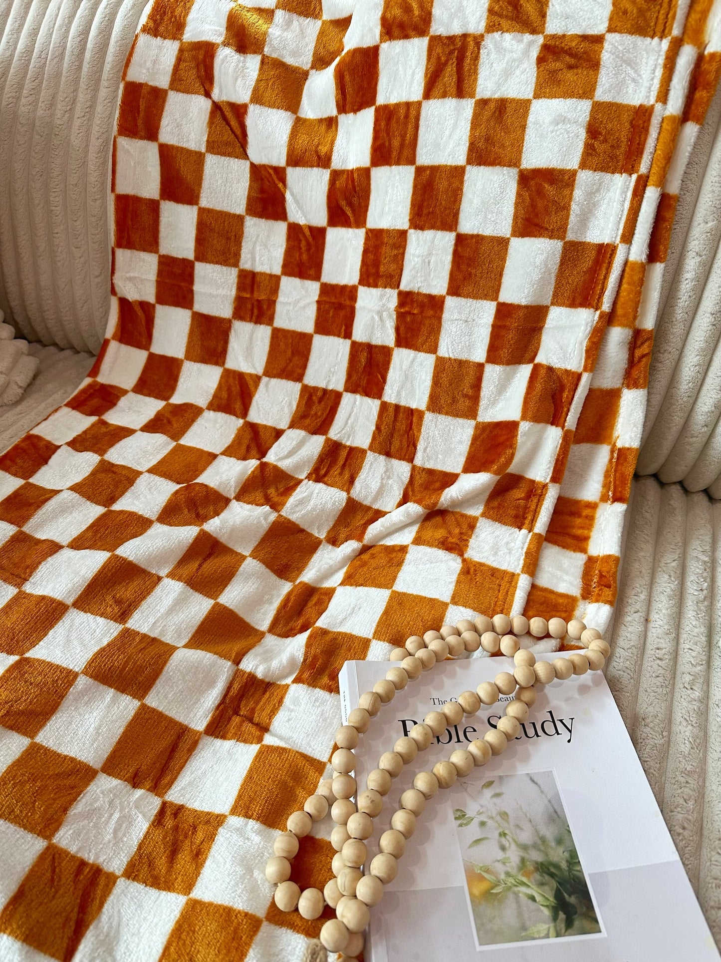 Checkered Throw Blanket