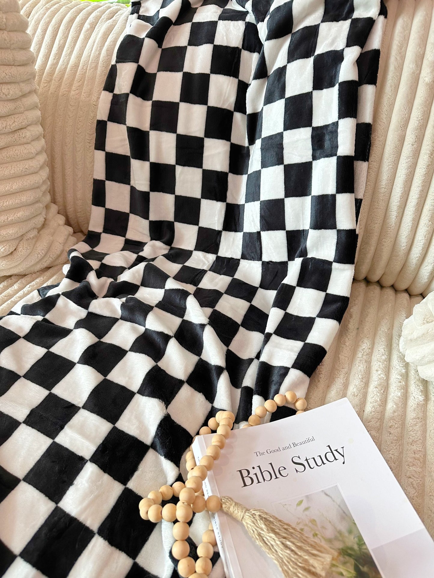 Checkered Throw Blanket