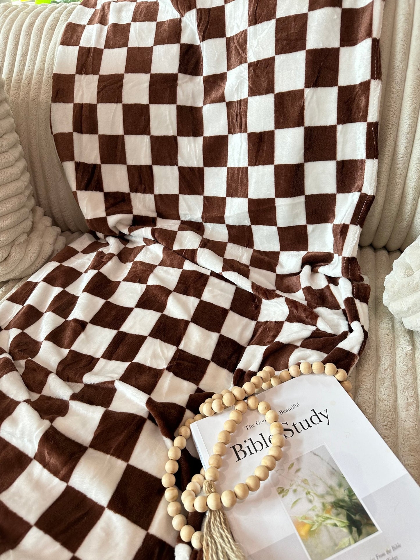 Checkered Throw Blanket