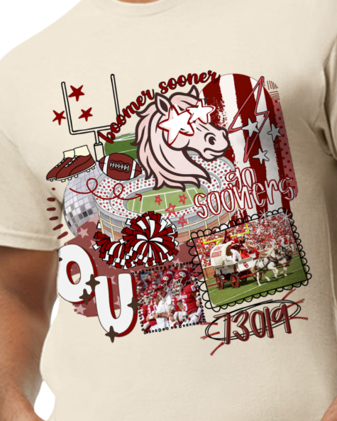 Preppy doodle OU Sooners