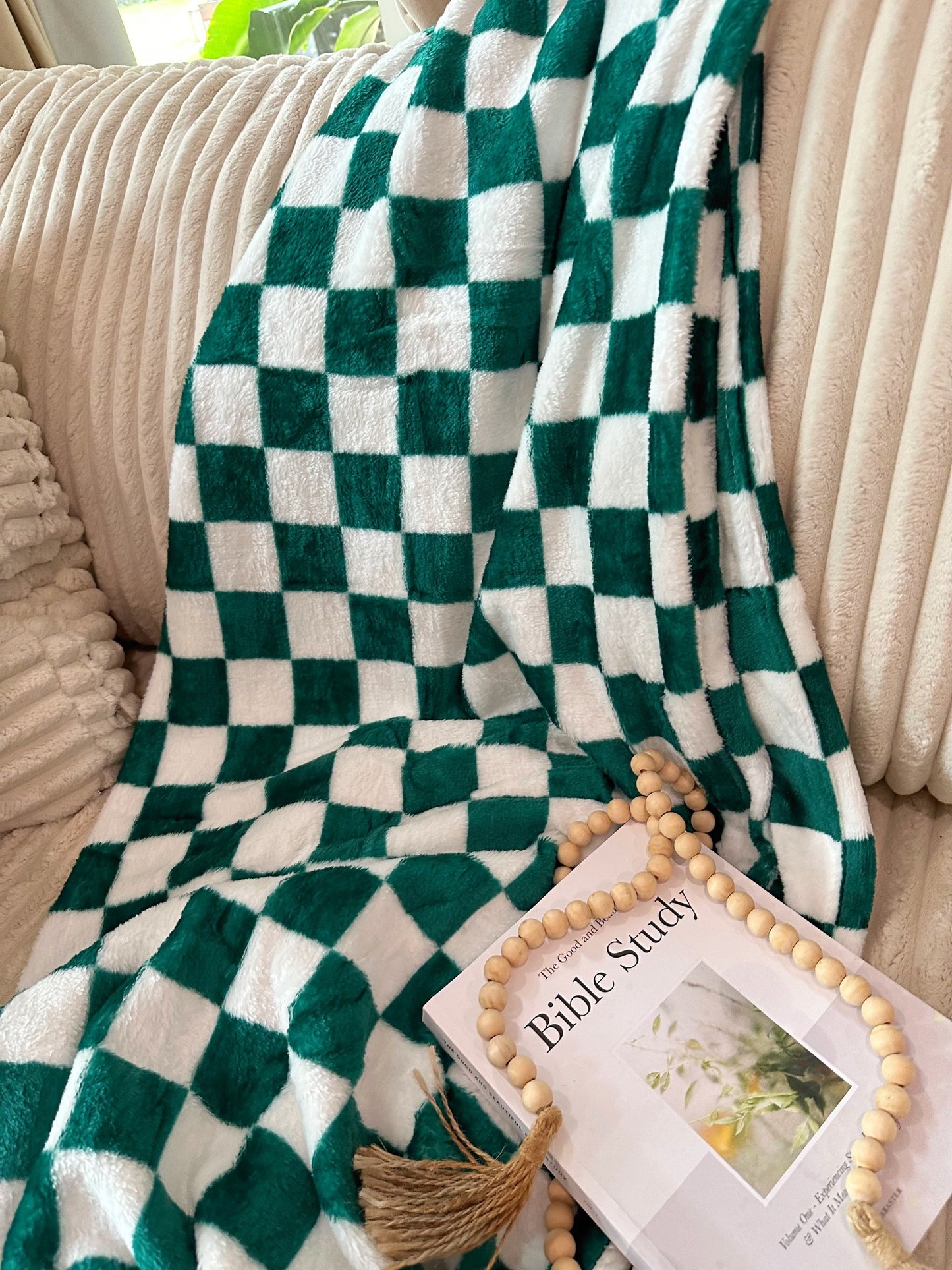 Checkered Throw Blanket